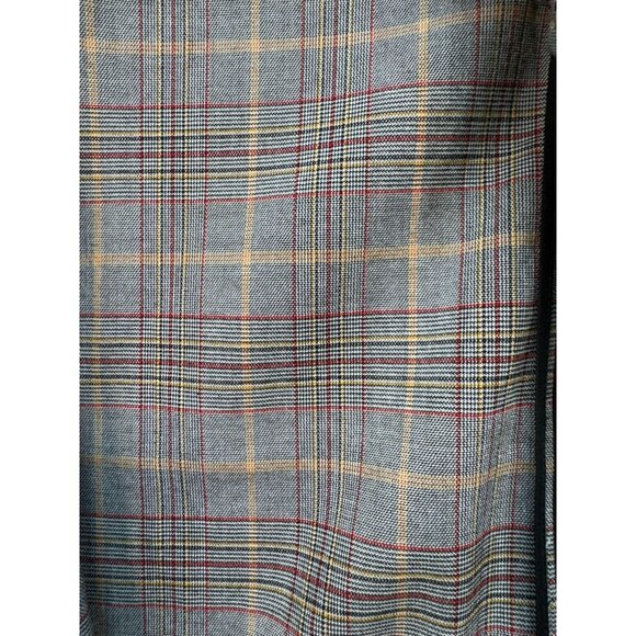 Express Womens Plaid Blazer XS Stretch Gray Scrunched Sleeve - Picture 5 of 13